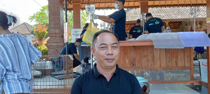 Ket poto: Kepala Bidang Kesehatan Hewan dan Kesehatan Masyarakat Veteriner (Keswan dan Kesmavet) Distan Pangan Jembrana, I Gusti Ngurah Putu Sugiarta