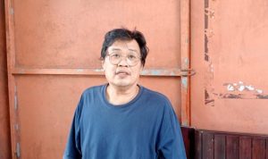 Ket poto : Pemilik Toko Garuda Mas, Roy