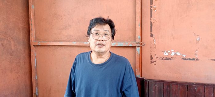 Ket poto : Pemilik Toko Garuda Mas, Roy