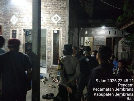Ket poto: Suasana di rumah korban