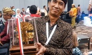 Ket poto: Ketua Kelompok Kurma Asih, I Wayan Anom Astika Jaya