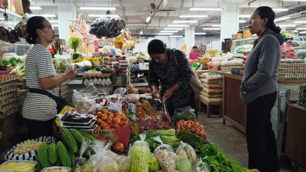 Ket poto: Situasi di Pasar Umum Negara