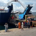 Ket poto: Situasi kecelakaan di Pelabuhan Gilimanuk