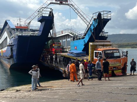 Ket poto: Situasi kecelakaan di Pelabuhan Gilimanuk