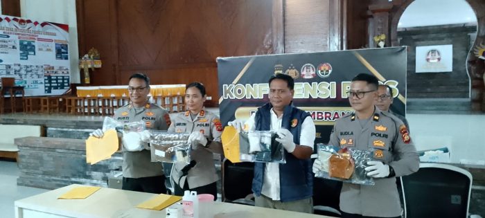 Ket poto: Polres Jembrana ungkap 2 kasus narkotika