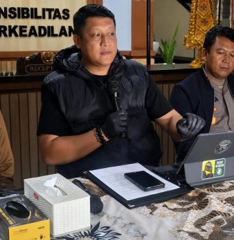 Ket poto: Polres Tabanan ungkap kasus pengeroyokan maut di Baturiti