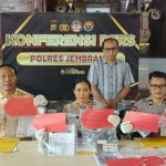 Ket poto: Polres Jembrana ungkap kasus penipuan berkedok bansos