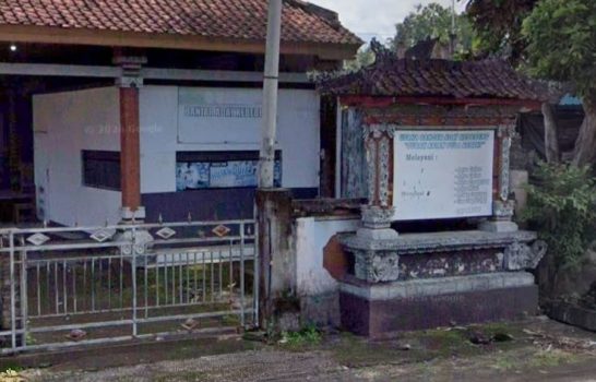 Ket poto: Bekas Kantor usaha Subak Abian Pula Kerthi di Banjar Kebebeng, Desa Mendoyo Dangintukad, Kecamatan Mendoyo, Kabupaten Jembrana