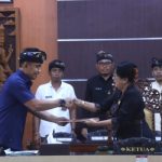 Ket poto: Sidang paripurna II masa persidangan III DPRD Jembrana tahun 2025/2026 digelar Kamis (9/7/2026