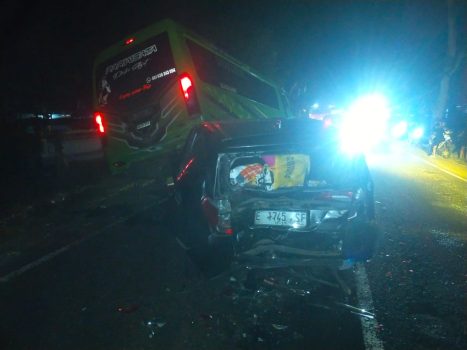 Ket poto: Tabrakan beruntun di Kecamatan Pekutatan