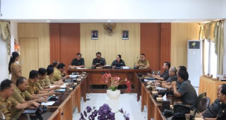 Ket poto: Rapat Banggar DPRD Jembrana