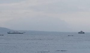 Ket poto: Situasi Selat Bali di Pelabuhan Gilimanuk
