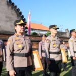 Ket poto: Kapolres Jembrana AKBP Cheery S.M. Simamora usai menerima penghargaan di Mapolda Bali