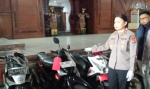 Ket poto: Pengungkapan kasus curamor di Kabupaten Jembrana