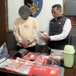 Ket poto: Terduga pelaku pengedar sabu dan ektasi diamankan Polisi beserta barang bukti