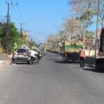 Ket poto: Penataan pedestrian Jalan Ngurah Rai, Kecamatan Jembrana
