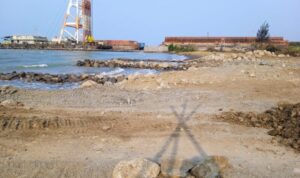 Ket Poto: Kondisi Pantai Kramat