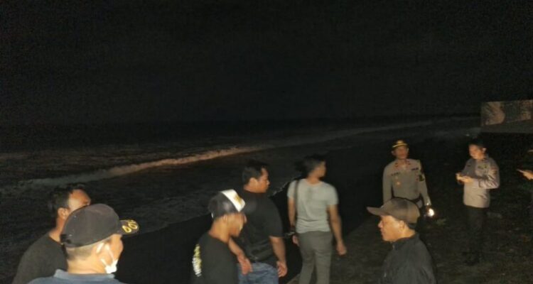 Ket poto: Lokasi korban terseret arus Ket poto: Lokasi korban terseret arus